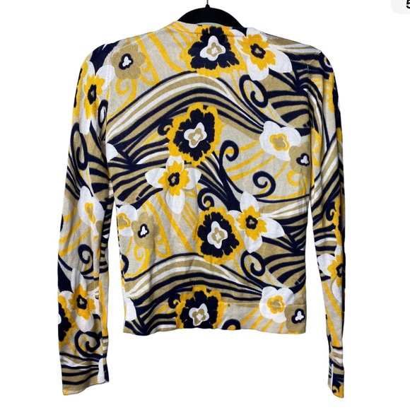 Lilly Pulitzer Floral Button Up Cotton Cardigan - XS - Picture 9 of 15